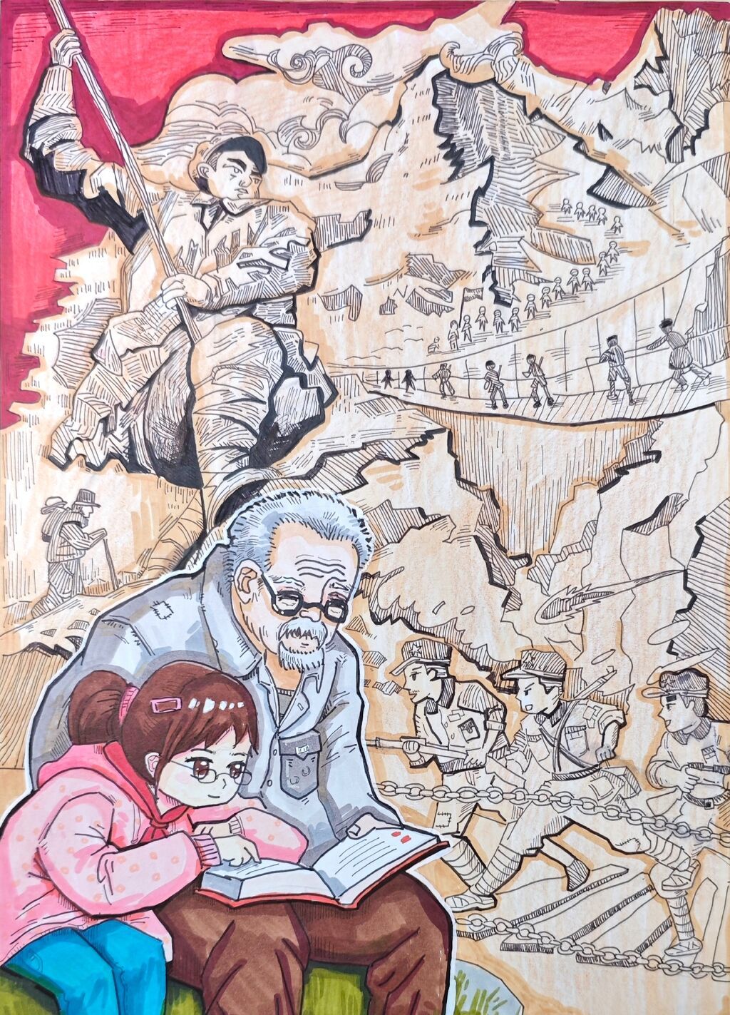 1.一纸长征山河 两代红色传承+唐雪菡+自贡市龙湖实验学校.jpg