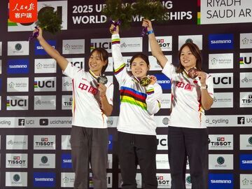 包攬前三！中國女子自由式小輪車隊世錦賽創造歷史