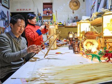 【匠心守艺·非遗⑰】秸笔绘乡愁 夫妻守传承