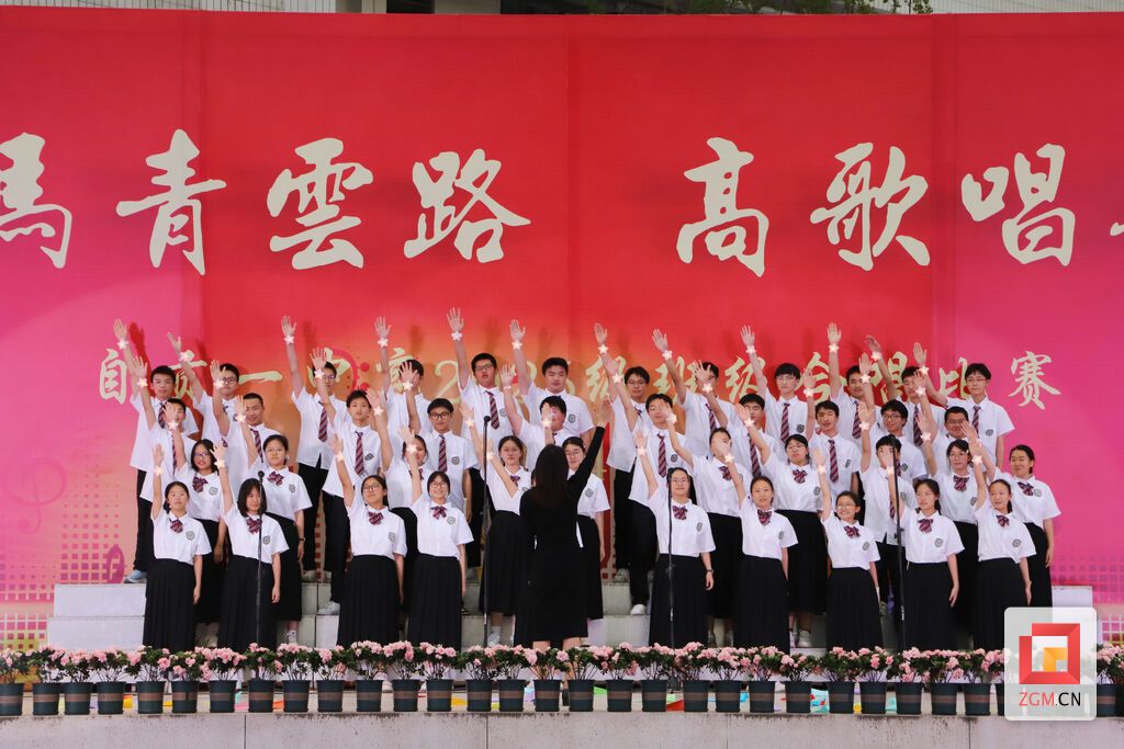 手势舞等创意编排 记者 陈凡逸 摄.JPG