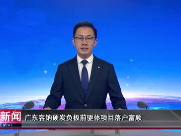 自贡新闻｜广东容钠硬碳负极前驱体项目落户富顺