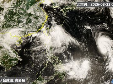 台风“沙德尔”逐渐加强 19号台风“紫檀”已生成