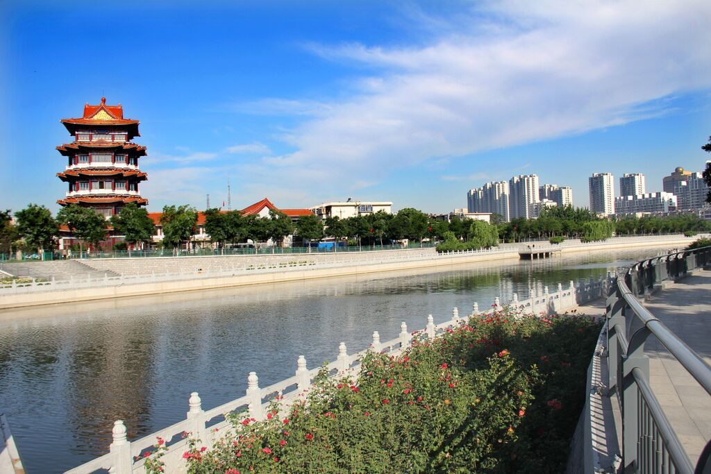 大运河穿沧州而过。沧州日报记者 魏志广 摄