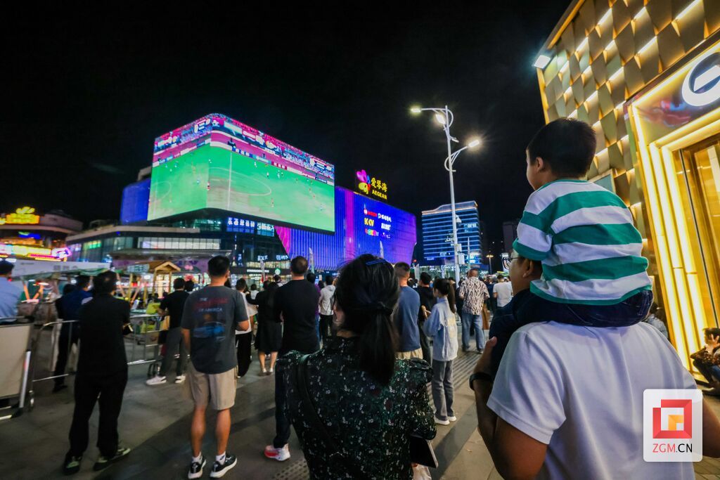 小朋友坐在大人肩头,看得格外专注 记者 宋姿熠 摄.jpg