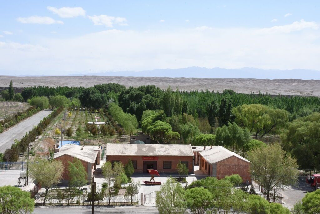 蘑菇台会议旧址。酒泉日报全媒体记者马学全