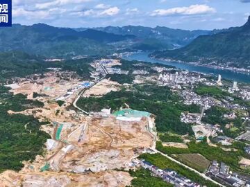 三峡枢纽新通道先行开挖区预计今年10月完成开挖任务