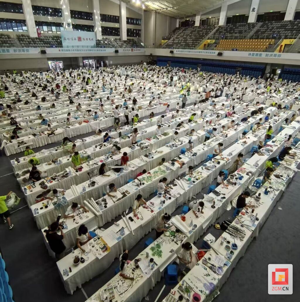 第四届青少年书画传习大会全省决赛现场.jpg