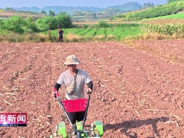 自贡新闻｜田间实操培训 智能播种机破解荣县大豆种植难题