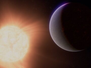 韦布望远镜发现一颗系外岩石行星可能有大气层