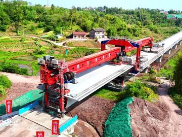 西渝高铁达州至广安段完成架梁