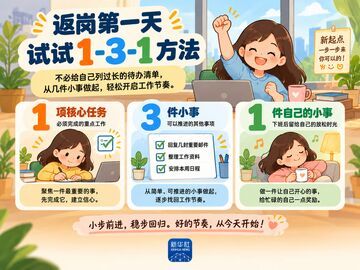明天返岗第一天，专家建议“1-3-1”调节法